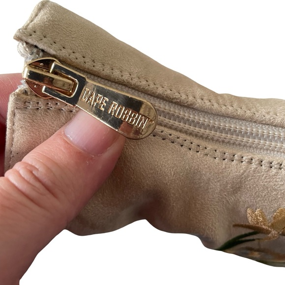 Cape Robin Betisa Flower Embroidered Heeled Booties Size 7.5 - Picture 5 of 10